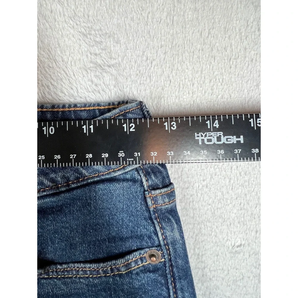 Gap Kids Girls Blue Denim Girlfriend Jeans Size 10 Adjustable Waist Medium Wash